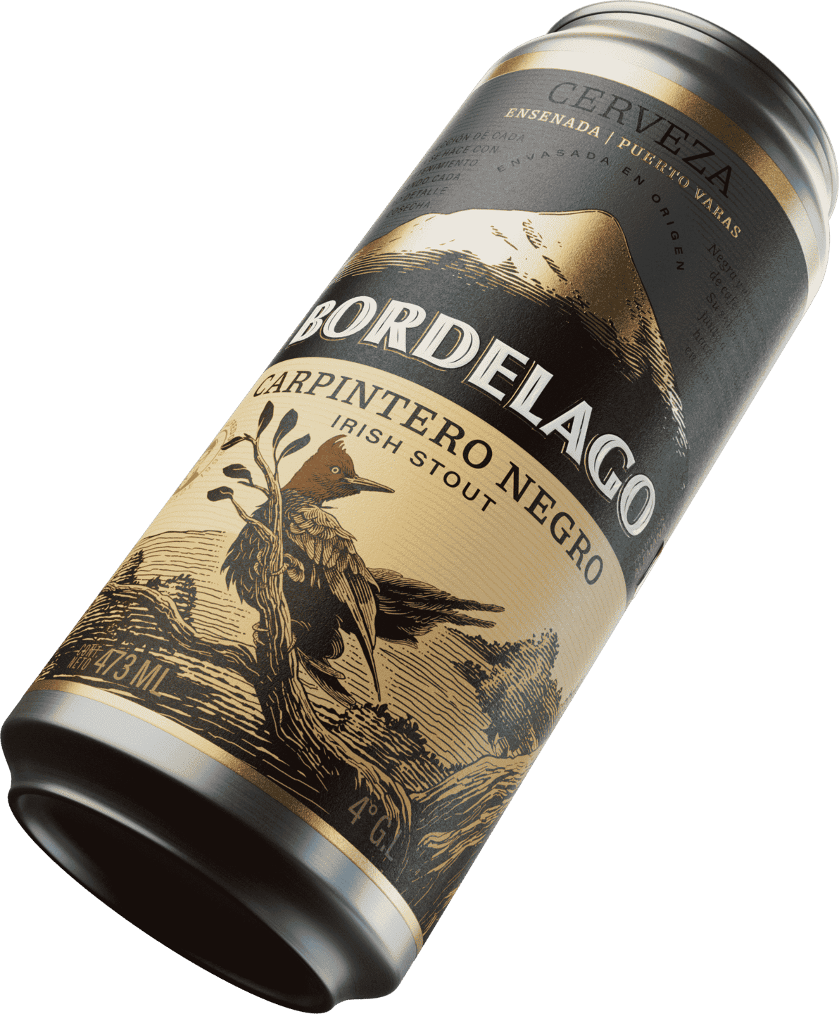 Carpintero Negro en formato lata