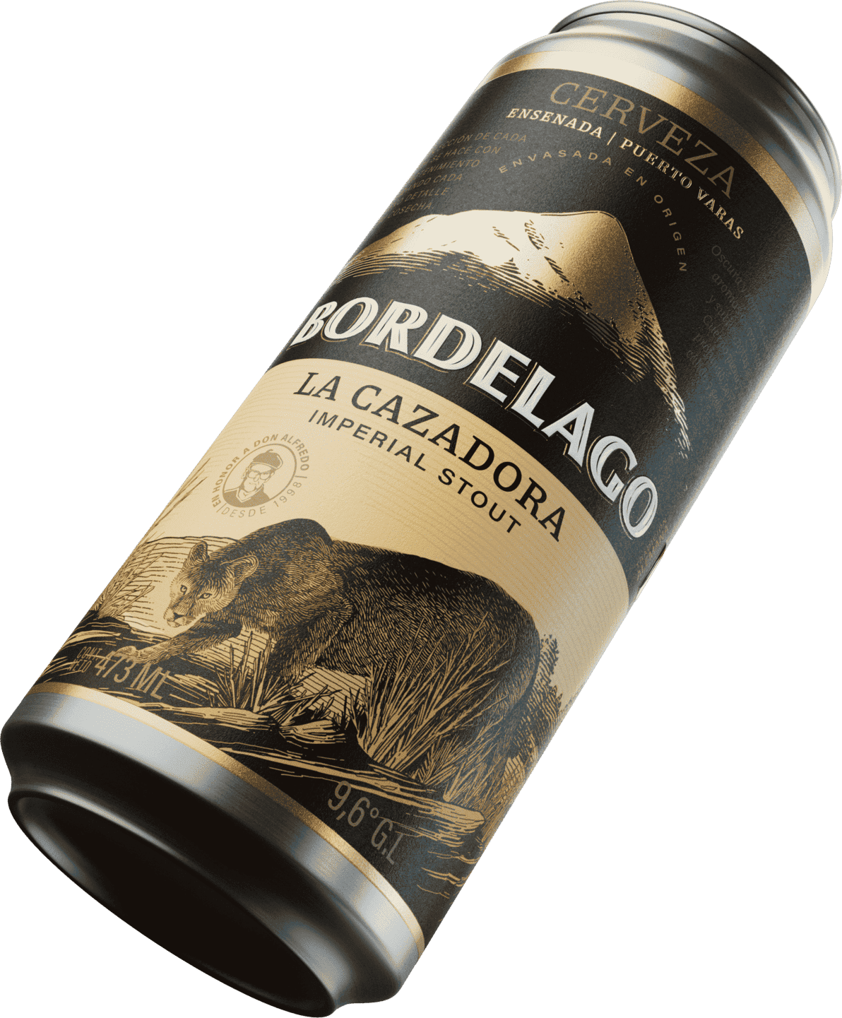 La Cazadora en formato lata